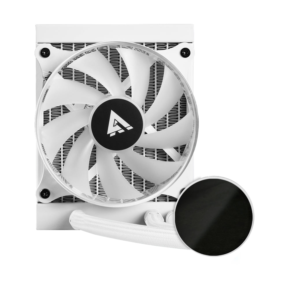 ENFRIAMIENTO LÍQUIDO GAME FACTOR 1X120MM RGB TDP 150W 70 CFM, BLANCO LQG501-WH ENFRIAMIENTO LÍQUIDO GAME FACTOR 1X120MM RGB TDP 150W 70 CFM, BLANCO LQG501-WH